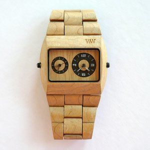 WeWood Jupiter RS Beige Wooden Watch